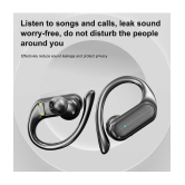 Neo M100 EARHOOK Bluetooth True Wireless (TWS) On Ear 50 Hours Playback Active Noise cancellation IPX4(Splash & Sweat Proof) Black