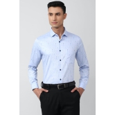 Men Blue Regular Fit Formal Full Sleeves Formal Shirt