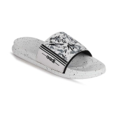 Aadi - White Mens Slide Flip Flop - None