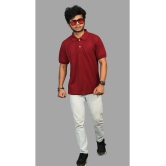 Forbro - Maroon Cotton Regular Fit Men's Sports Polo T-Shirt ( Pack of 1 ) - None