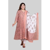 miravan - Orange Cotton Women's Anarkali Kurti ( Pack of 1 ) - None