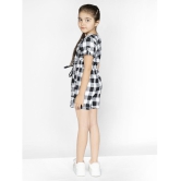 Naughty Ninos - Black Cotton Girls Playsuit ( Pack of 1 ) - None