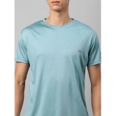 UrbanMark Polyester Regular Fit Solid Half Sleeves Mens T-Shirt - Blue & Light Grey ( Pack of 2 ) - None