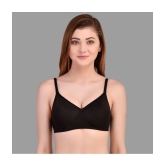 Desiprime - Black Cotton Heavily Padded Womens Everyday Bra ( Pack of 1 ) - None