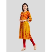 Aarika Yellow Rayon Girls Anarkali Suit Set ( Pack of 1 ) - None