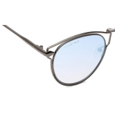 Silver Round Sunglasses for Men and Women