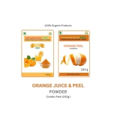 ORANGE JUICE & PEELS