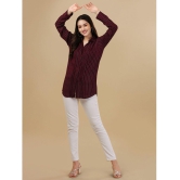 gufrina Maroon Viscose Womens Regular Top ( Pack of 1 ) - None