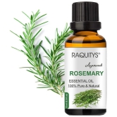 RAQUITYS Rosemary Essential Oil | Hair Growth, Skin, Face | PURE (15ml)