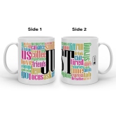 Indigifts Just Quote Coffee Mug For Coffee Lovers, Tea Lovers, Ceramic Tea/Coffee Mug (325 ML), Gift For Husband, Birthday Gift For Friends, Coffee Mug Gift For Parents