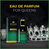 Fogg I Am Queen Scent - Eau De Parfum, Womens Perfume, Long-Lasting Fresh & Floral Fragrance, 100 Ml