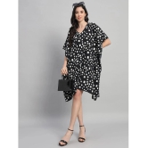 Curvydrobe Crepe Black Beach Dresses - - None