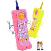 THRIFTKART - Musical Mobile Phone Toy for Kids Cellphone | Telephone | Light & Sound | Educational Toys for Kids Baby Babies - Multicolor  - (Battery Included)