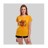 Elina Yellow Cotton Tees - Single - None