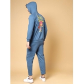 Rigo - Light Blue Fleece Regular Fit Mens Tracksuit ( Pack of 1 ) - None