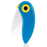 NIDY® Fruit Cutting Ceramic Bird Folding Mini Ceramic Knife Vegetable Fruit Paring Knives Home, Kitchen & Dining, Outdoor, Picnic or Portable Travel Use Random Color