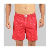 Supersquad Cotton Mens Boxer- ( Red ) - None