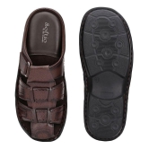 softio Brown Flip Flops - 11