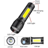 Generic - 7W Rechargeable Flashlight Torch ( Pack of 2 )