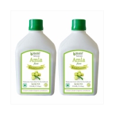 BHUMIJA LIFESCIENCES Amla Juice  1 Ltr. Health Drink Liquid 2 l Pack of 2