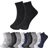 London Hills men socks ankle length || ankle socks for men || sports socks for men || cotton socks for men ankle length Assorted - Colours and styles may vary