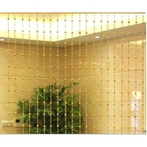 YUTIRITI Single Long Door Beaded String Curtain - Gold