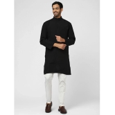 DESHBANDHU DBK - Black Cotton Mens Regular Kurta ( Pack of 1 ) - None