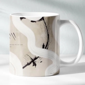 ForVano Beautiful Mug Featuring a Vibrant, Abstract Design with a Gradient of Colors