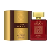 LA FRENCH Oud Woody & Al Hisan Eau De Parfum (EDP) For Unisex 200ml ( Pack of 2 )