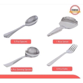 KIARAA 61 PIECE STAINLESS STEEL DINNER SET FOR 6 PEOPLE