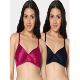 IN CARE LINGERIE - Multicolor Polyester Heavily Padded Women's Everyday Bra ( Pack of 2 ) - None