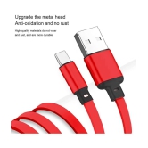 Red 3A Multi Pin Cable 1.2 Meter - Red