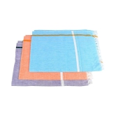 Sathiyas - Multicolor Cotton Solid Bath Towel (Pack of 3) - Multicolor