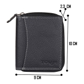 Tough - Leather Card Holder ( Pack of 1 ) - Black