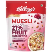 Kelloggs Muesli Breakfast Cereal - With Multigrain & 21% Fruit, Nut & Seeds, 240 g