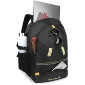 Da Tasche 35 Ltrs Black Polyester College Bag - Black