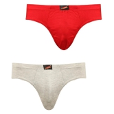 Solo - Multicolor Cotton Blend Mens Briefs ( Pack of 2 ) - 95