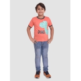 Neo Garments - Orange Cotton Boys T-Shirt ( Pack of 1 ) - None