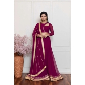 Cocktail Violet Lehenga Set-S