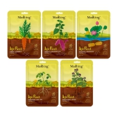MasKing Jeju Root face sheet mask for skin Firming & Lightening, Ideal for men and women, Pack of 5