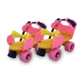 sevriza Age Group 3-15 Years pink Roller Skates For Kids