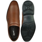 Ajanta Tan Mens Slip On Formal Shoes - None