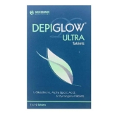 depiglow ultra tablet : glutathione tablet for skin whitening-20 tablet