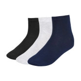 Creature - Cotton Mens Solid Multicolor Ankle Length Socks ( Pack of 3 ) - Multicolor