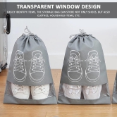 Shoe Bag - Transparent Dust-Proof Shoe Bags-Pack of 10 Bags
