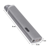 JMALL - Silver Aluminium Cigarette Lighter ( Pack of 1 ) - Silver