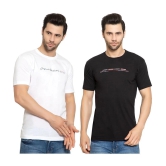 Zeffit - Cotton Blend Regular Fit Multicolor Mens Sports T-Shirt ( Pack of 2 ) - None