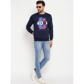 Lycos - Navy Fleece Regular Fit Men's Sweatshirt ( Pack of 1 ) - None