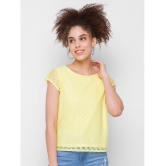 Globus - Yellow Polyester Women''s Regular Top ( Pack of 1 ) - None