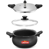 LEORON All One Cook Smart 5.5 L Hard Anodized OuterLid Pressure Cooker With Induction Base